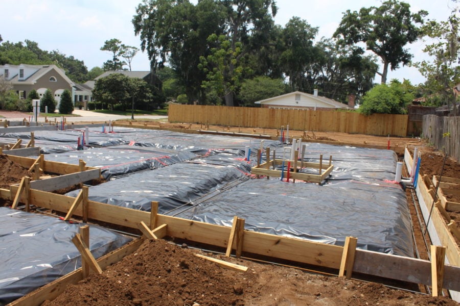 Pre-slab inspection.